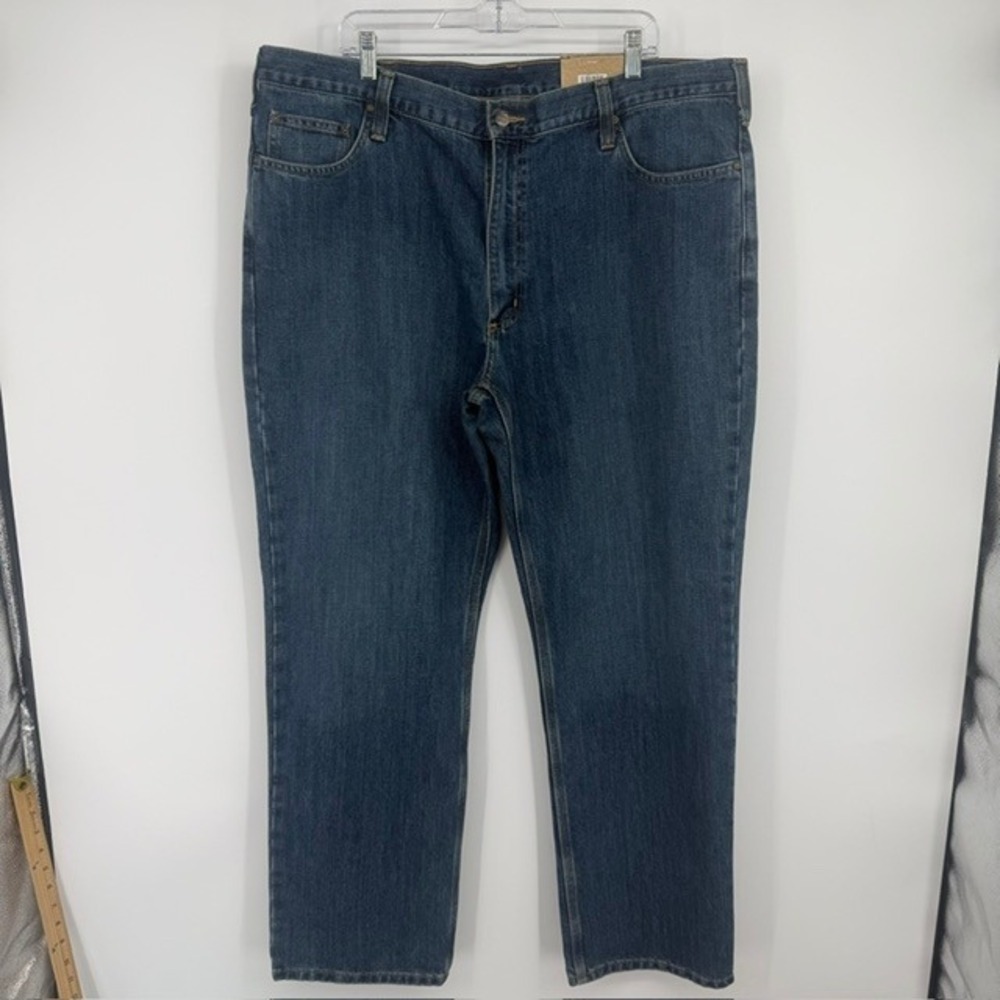 NWT Carhartt Holter Relaxed Fit Jeans Mens 42x32 Dark Wash Blue Denim 101483-980
